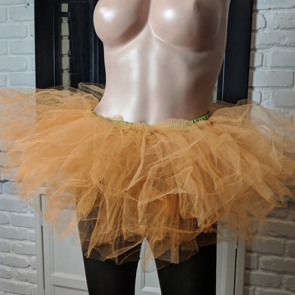 Orange tutu / petticoat skirt